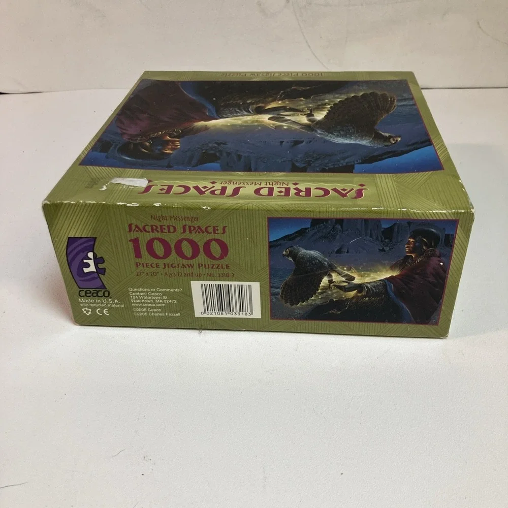NIGHT‎ MESSENGER Sacred Spaces Puzzle 1000 Pieces Ceaco 2005 NEW Sealed